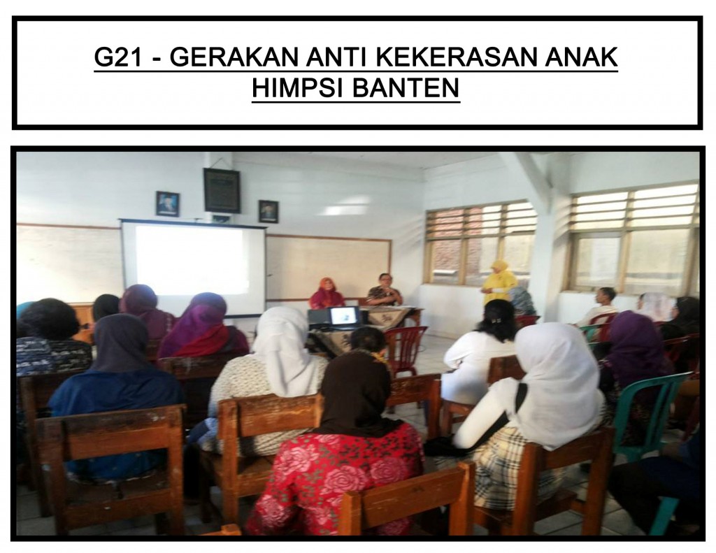 Gerakan Anti Kekekrasan Anak HIMPSI Banten