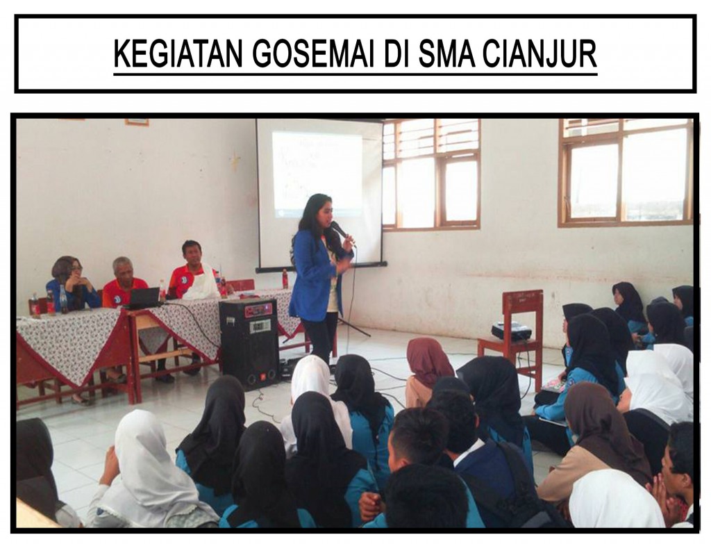 Kegiatan GOSEMAI di SMA Cianjur