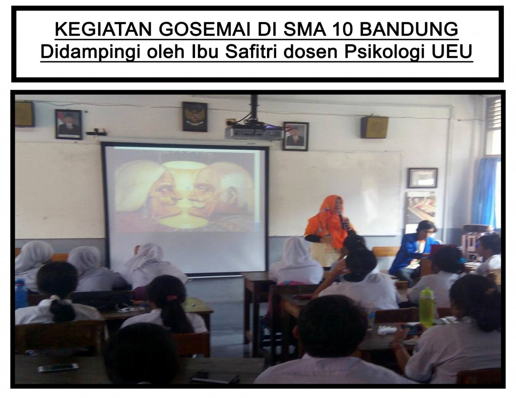 Kegiatan Gosemai di SMA 10 Bandung